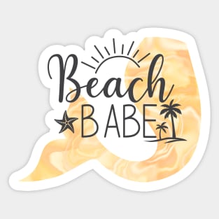 Beach Babe Sticker